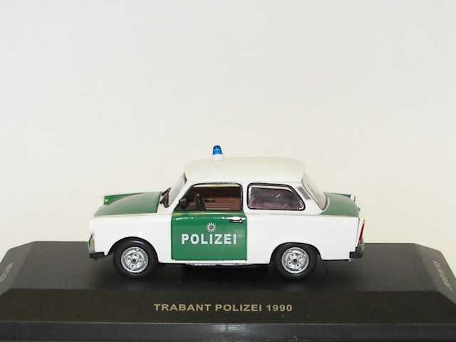 Trabant 601 Polizei 1990, valkoinen/vihreä