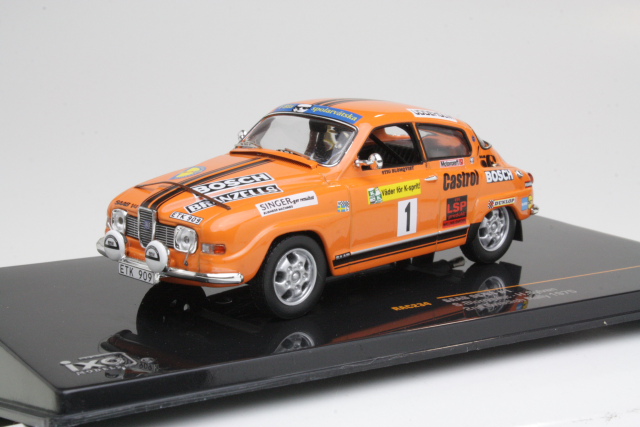 Saab 96 V4, 1st. Sweden 1975, S.Blomqvist, no.1 - Sulje napsauttamalla kuva