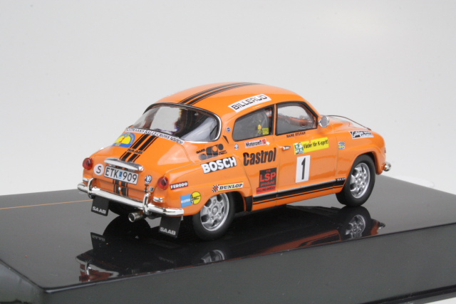 Saab 96 V4, 1st. Sweden 1975, S.Blomqvist, no.1 - Sulje napsauttamalla kuva