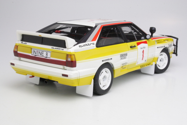 Audi Quattro LWB A2, Safari 1984, H.Mikkola, no.1 - Sulje napsauttamalla kuva