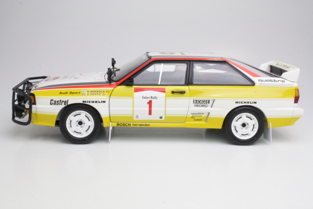 Audi Quattro LWB A2, Safari 1984, H.Mikkola, no.1 - Sulje napsauttamalla kuva