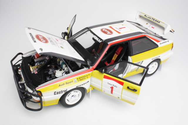 Audi Quattro LWB A2, Safari 1984, H.Mikkola, no.1 - Sulje napsauttamalla kuva