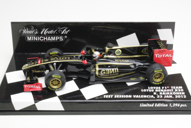 Lotus Renault R30, Test Session Valencia 23.1.2012, K.Räikkönen