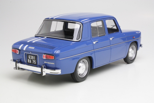 Renault 8 Gordini 1100, sininen - Sulje napsauttamalla kuva
