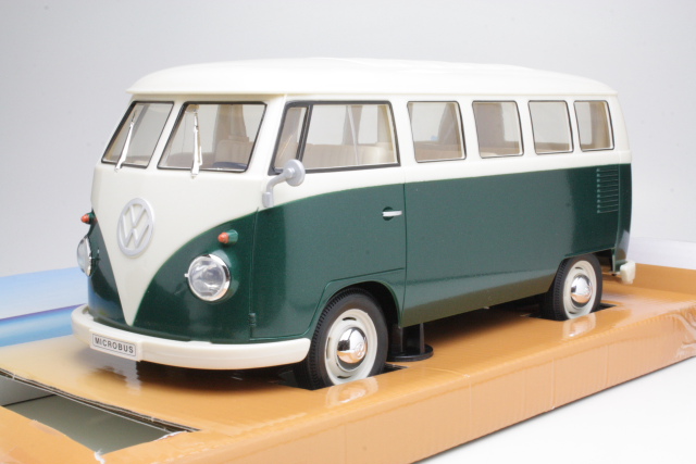 VW T1 Bus, vihreä/valkoinen (R/C) - Sulje napsauttamalla kuva