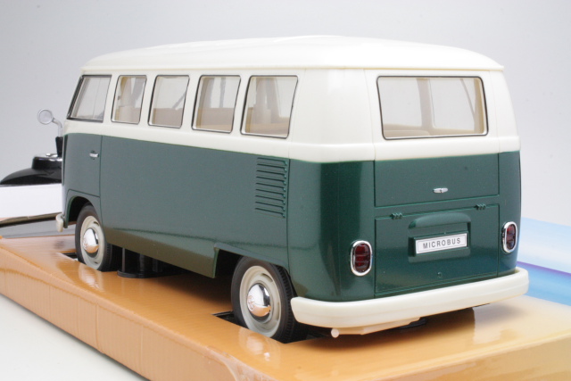 VW T1 Bus, vihreä/valkoinen (R/C) - Sulje napsauttamalla kuva