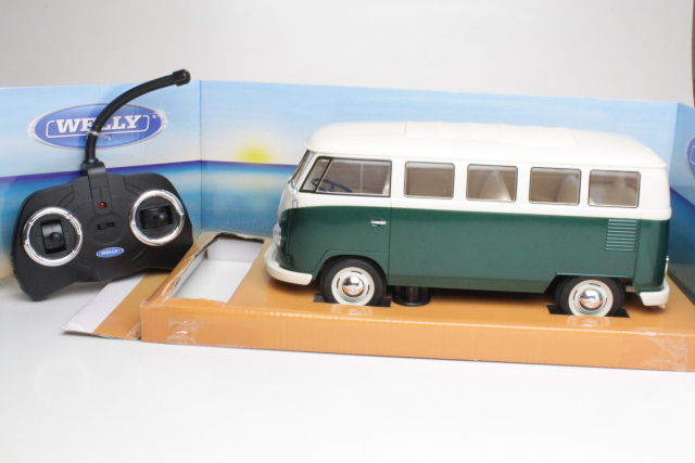 VW T1 Bus, vihreä/valkoinen (R/C) - Sulje napsauttamalla kuva