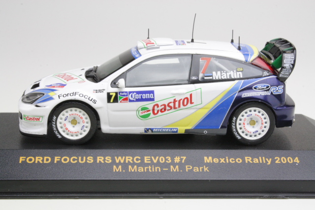 Ford Focus WRC, Mexico 2004, M.Martin, no.7 - Sulje napsauttamalla kuva