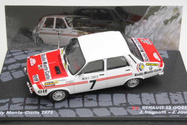 Renault 12, Monte Carlo 1973, J.Ragnotti, no.7
