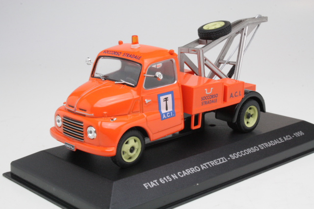 Fiat 615N Carro Attrezzi 1956 "Soccorso Stradale ACI", oranssi - Sulje napsauttamalla kuva