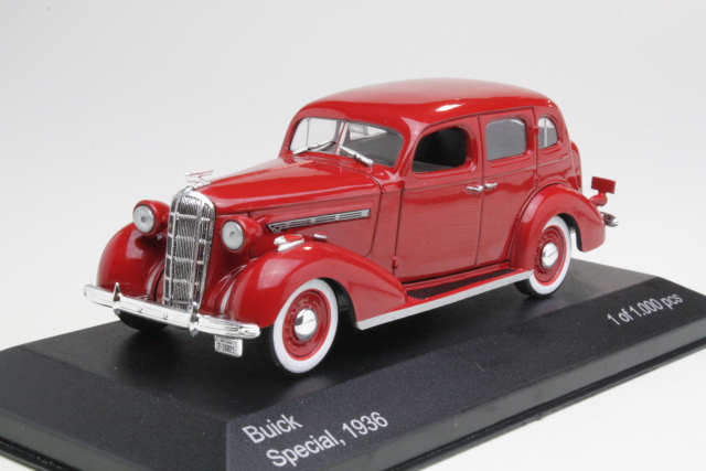 Buick Special 1936, punainen - Sulje napsauttamalla kuva