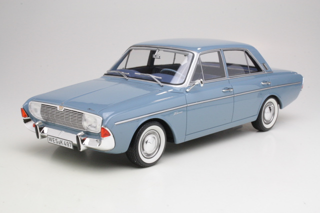 Ford Taunus P5 20M 1965, sininen - Sulje napsauttamalla kuva