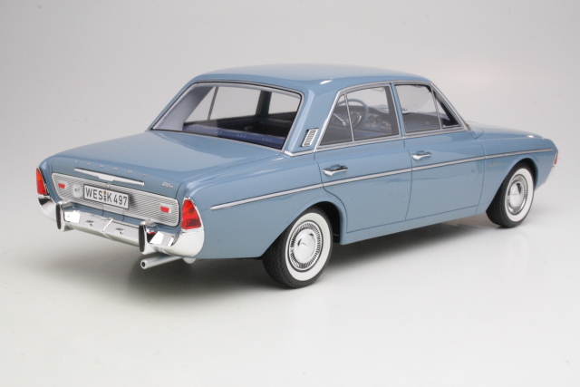 Ford Taunus P5 20M 1965, sininen - Sulje napsauttamalla kuva