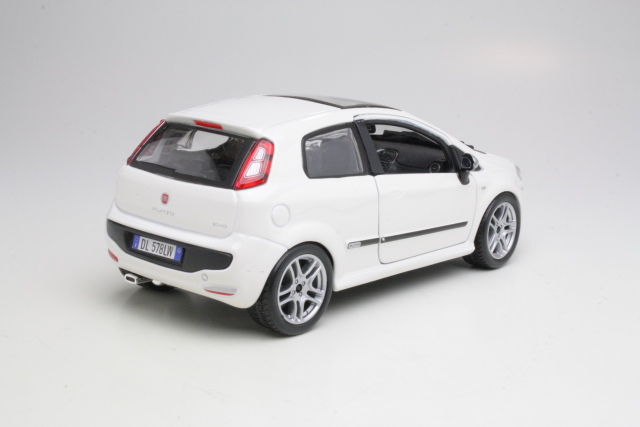Fiat Punto Evo 2010, valkoinen - Sulje napsauttamalla kuva