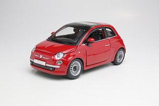 Fiat 500 2007, punainen - Sulje napsauttamalla kuva