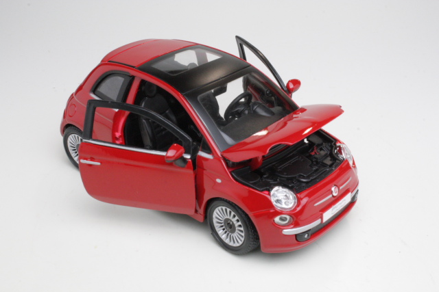 Fiat 500 2007, punainen