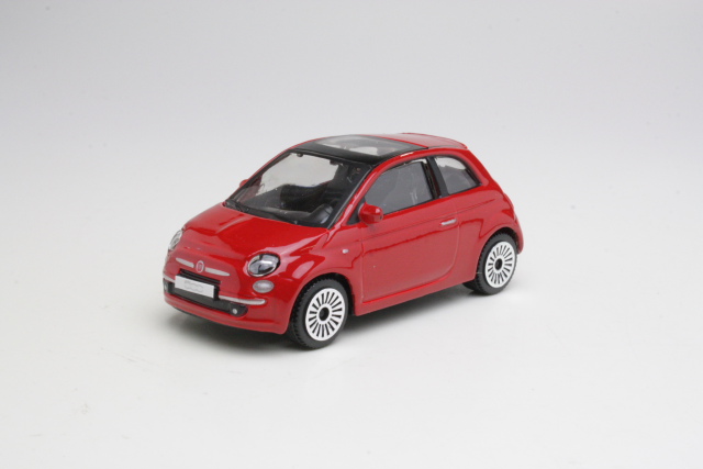 Fiat 500 2007, punainen - Sulje napsauttamalla kuva