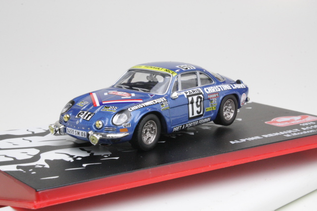 Alpine Renault A110, Monte Carlo 1976, M.Mouton, no.19 - Sulje napsauttamalla kuva