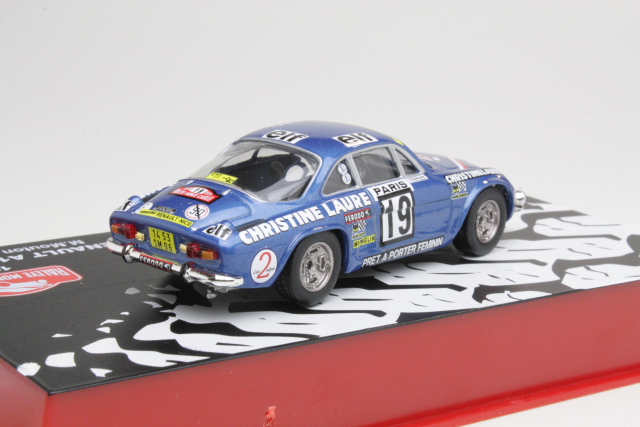 Alpine Renault A110, Monte Carlo 1976, M.Mouton, no.19 - Sulje napsauttamalla kuva