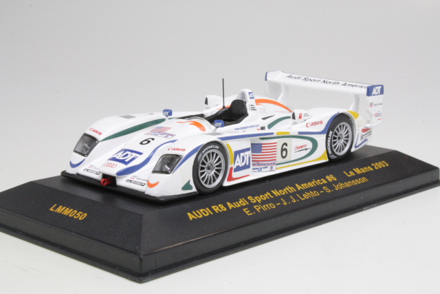 Audi R8, LeMans 2003, E.Pirro/J.J.Lehto/S.Johansson, no.6