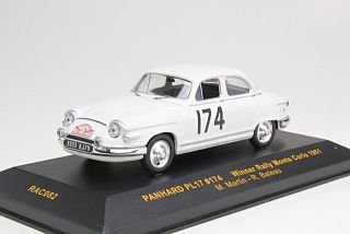 Panhard PL17, 1st. Monte Carlo 1961, M.Martin, no.174