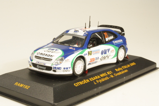 Citroen Xsara WRC, Italy 2005, J.Pykälistö, no.21 - Sulje napsauttamalla kuva