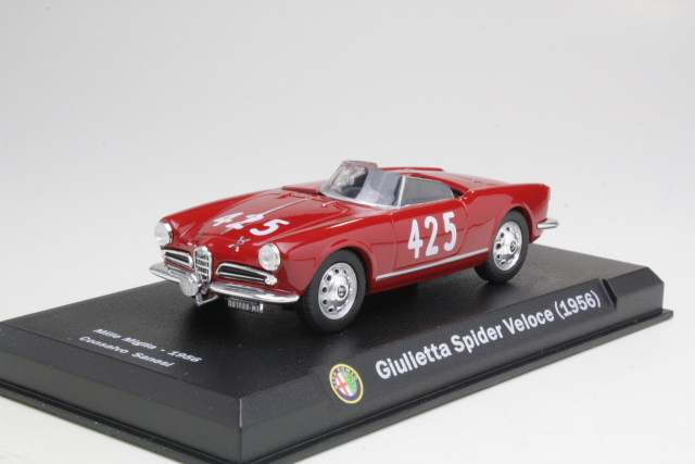 Alfa Romeo Giulietta Spider, Mille Miglia 1956, C.Sanesi, no.425 - Sulje napsauttamalla kuva