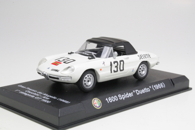 Alfa Romeo 1600 Spider Duetto, Mugello 1968, Cecchini, no.130