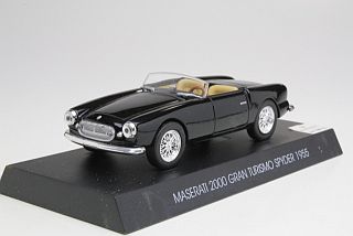 Maserati 2000GT Spyder 1955, musta