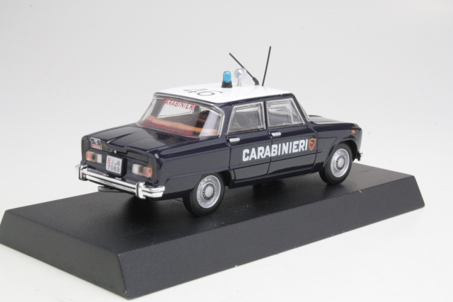 Alfa Romeo Giulia 1600S 1970, tummansininen "Carabinieri" - Sulje napsauttamalla kuva