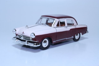 Volga GAZ M21 1957, valkoinen/punainen