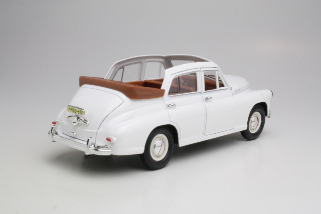 GAZ M20 Pobeda Cabrio 1951, valkoinen