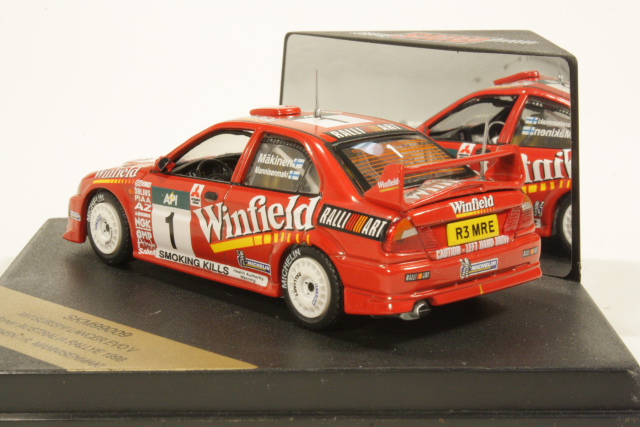 Mitsubishi Lancer Evo V, 1st. Australia 1998, T.Mäkinen, no.1 - Sulje napsauttamalla kuva