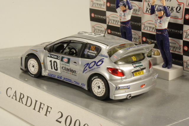 Peugeot 206 WRC, RAC 2000, M.Grönholm, no.10 - Sulje napsauttamalla kuva