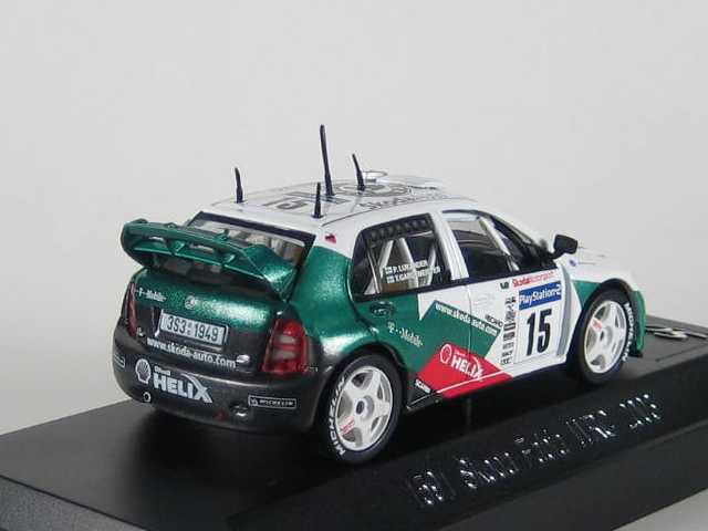 Skoda Fabia WRC, Rally France 2003, T.Gardemeister, no.15 - Sulje napsauttamalla kuva