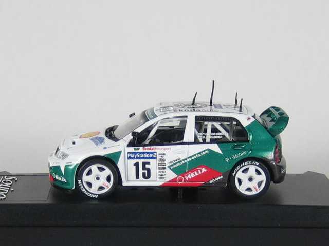 Skoda Fabia WRC, Rally France 2003, T.Gardemeister, no.15