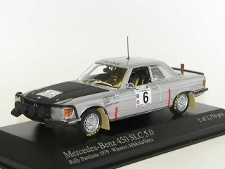 Mercedes 450SLC 5.0, 1st. Bandama 1979, H.Mikkola, no.6 - Sulje napsauttamalla kuva