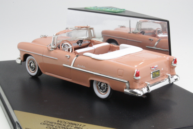 Chevrolet Bel Air Convertible 1955, pinkki - Sulje napsauttamalla kuva