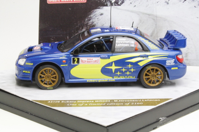Subaru Impreza WRC, Monte Carlo 2004, M.Hirvonen, no.2