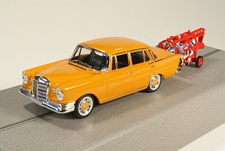 Mercedes 220SE (w111) 1959, orange "Crash Test"