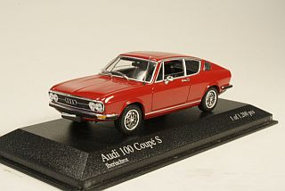 Audi 100 Coupe S 1969, punainen - Sulje napsauttamalla kuva