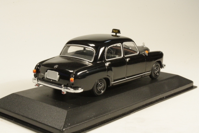 Mercedes 180 (w120) 1955 Taxi, musta - Sulje napsauttamalla kuva