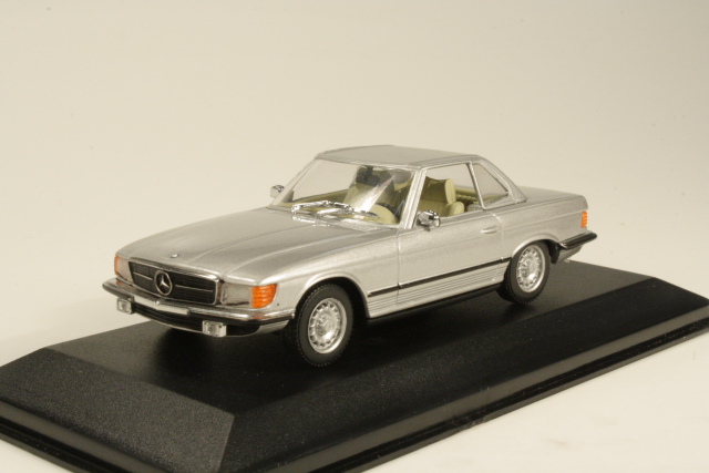 Mercedes 350SL Hard Top 1971, hopea - Sulje napsauttamalla kuva