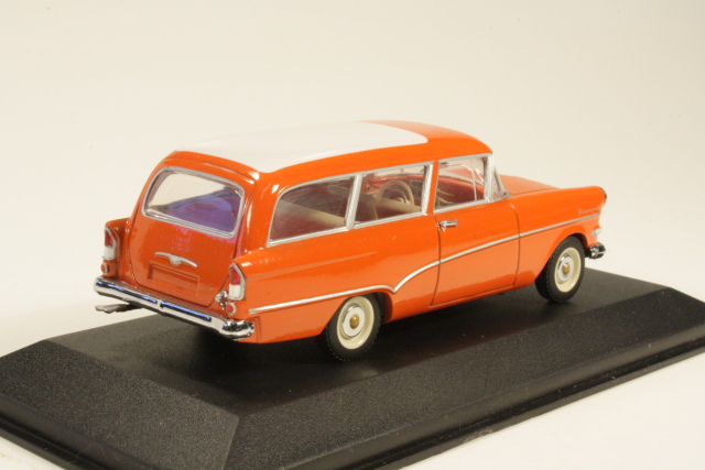 Opel Rekord P1 Caravan 1958, oranssi - Sulje napsauttamalla kuva