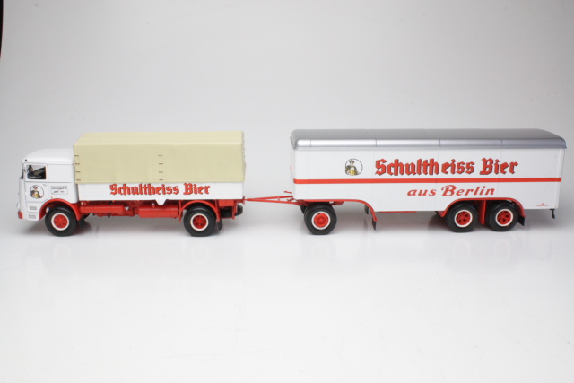 Bussing LU 11-16 + Täysperävaunu"Schultheiss Bier"