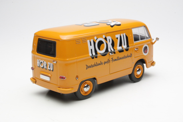 Ford Taunus Transit 1000 "Hör Zu" 1961, oranssi - Sulje napsauttamalla kuva