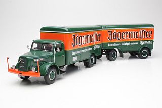 Henschel HS140 + Täysperävaunu "Jägermeister"