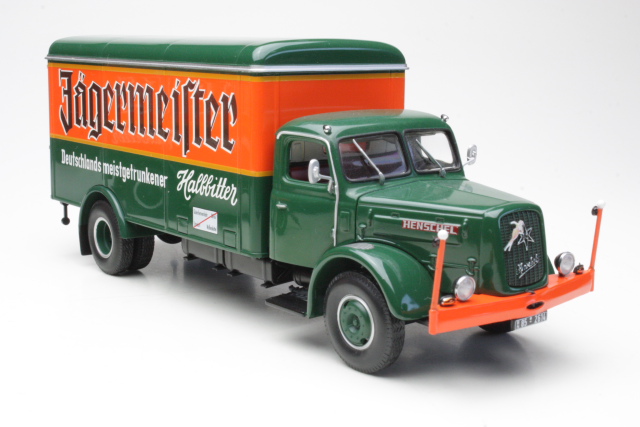 Henschel HS140 + Trailer "Jägermeister", green/orange