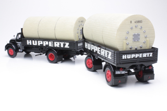 Magirus-Deutz S6500 Täysperävaunu "Huppertz" 1951, musta