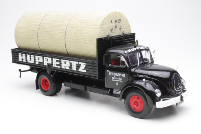 Magirus-Deutz S6500 Täysperävaunu "Huppertz" 1951, musta